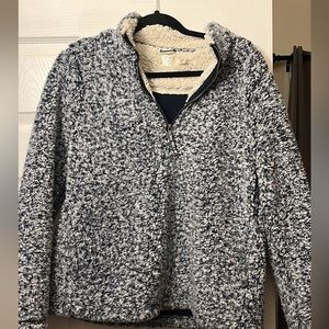 Blue Sherpa sweatshirt